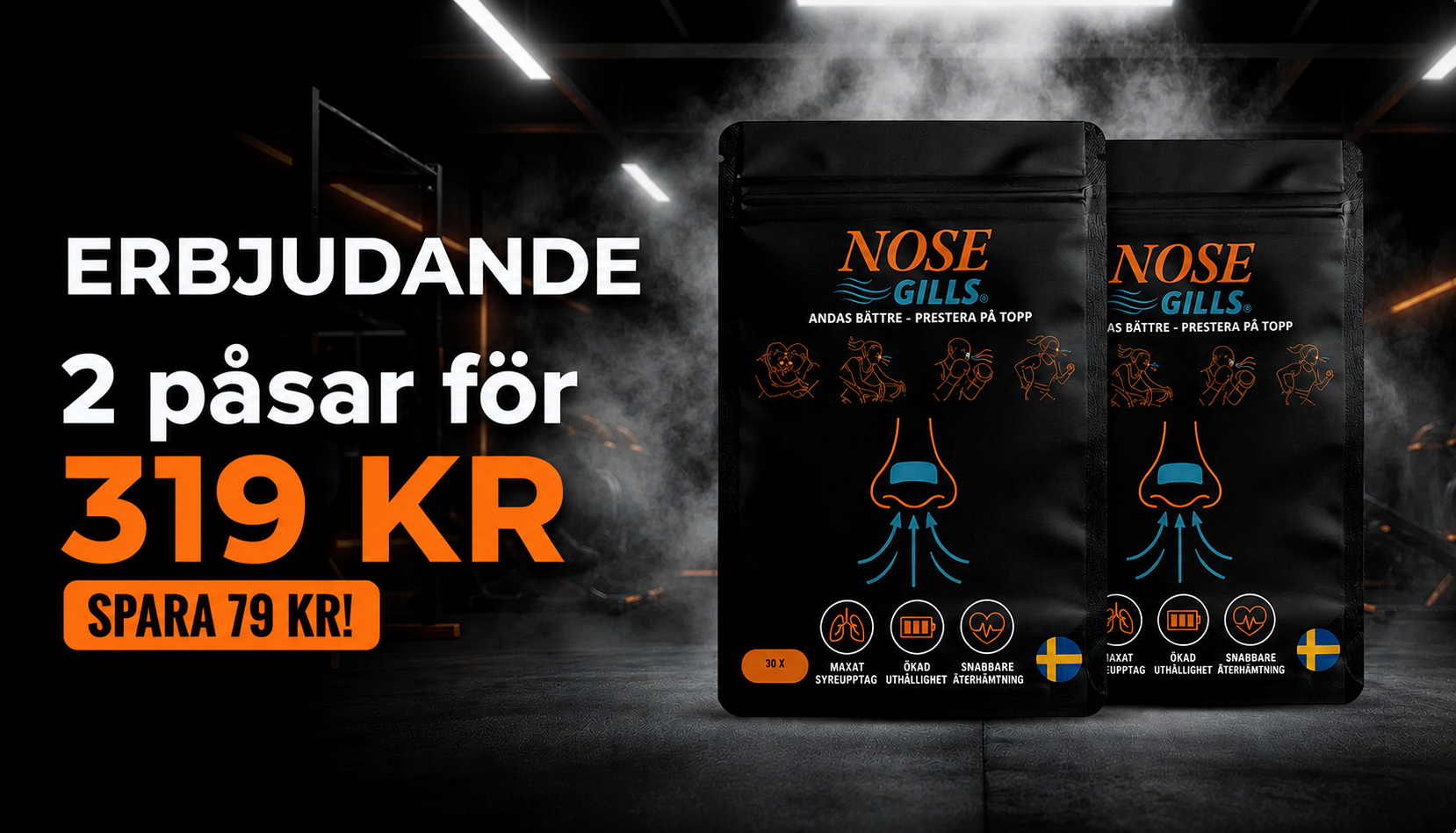 Erbjudande näsremsor för träning