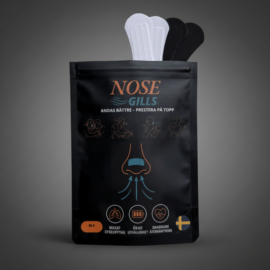 Sportanpassade näsremsor från Nose Gills för bättre syreupptag och ökad uthållighet