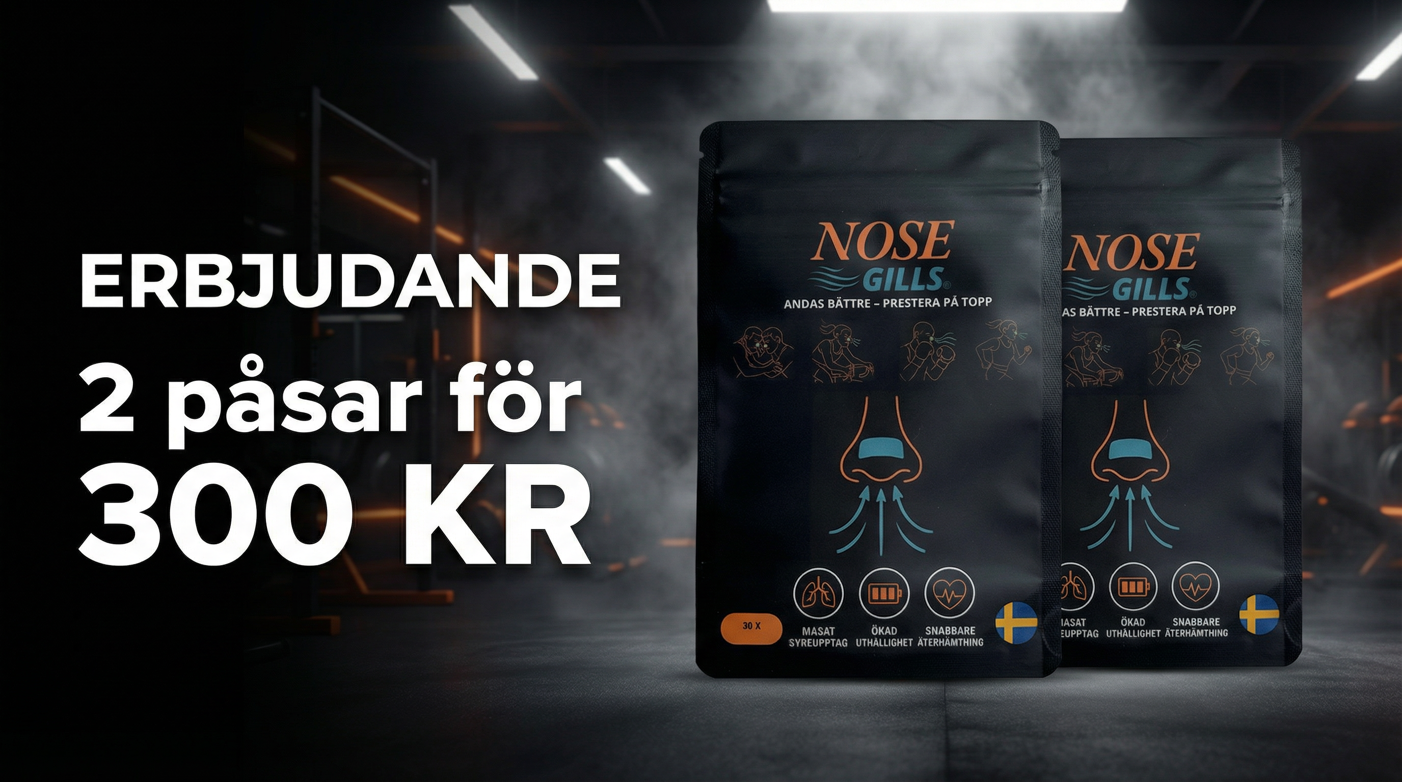 nose gills näsremsor för sport påsar