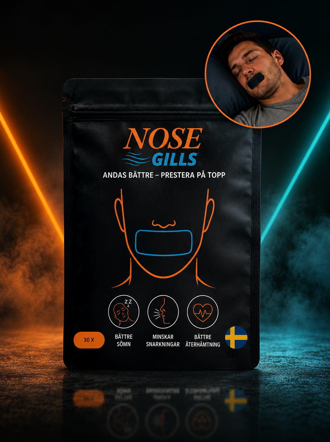 Nose Gills – Muntejp för bättre andning & sömn
